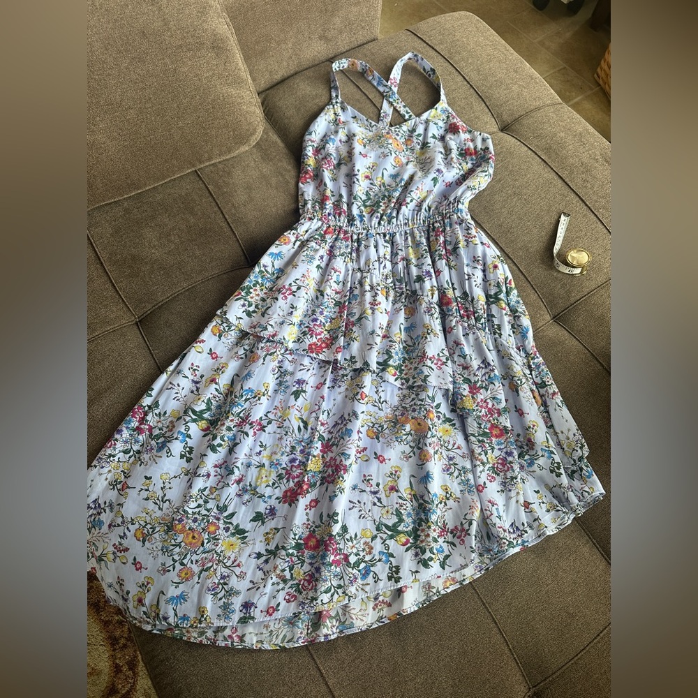 A New Day Floral Sleeveless Dress Size S